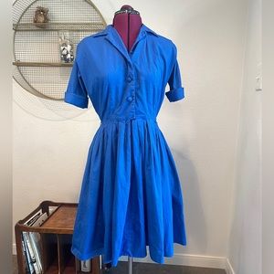 Vintage 1950’s cotton shirt dress